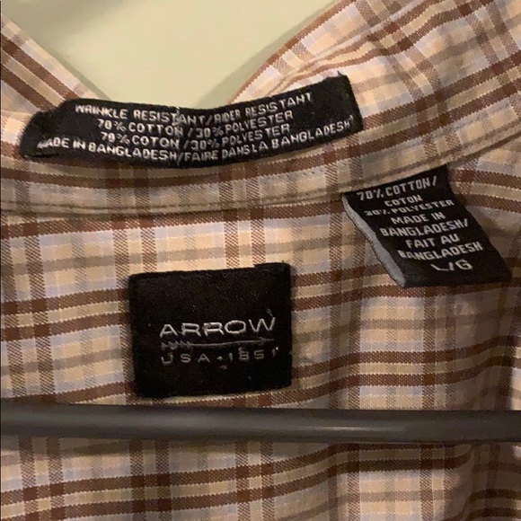 Muted Neutral Oversized Men’s Button Up - Picture 5 of 5